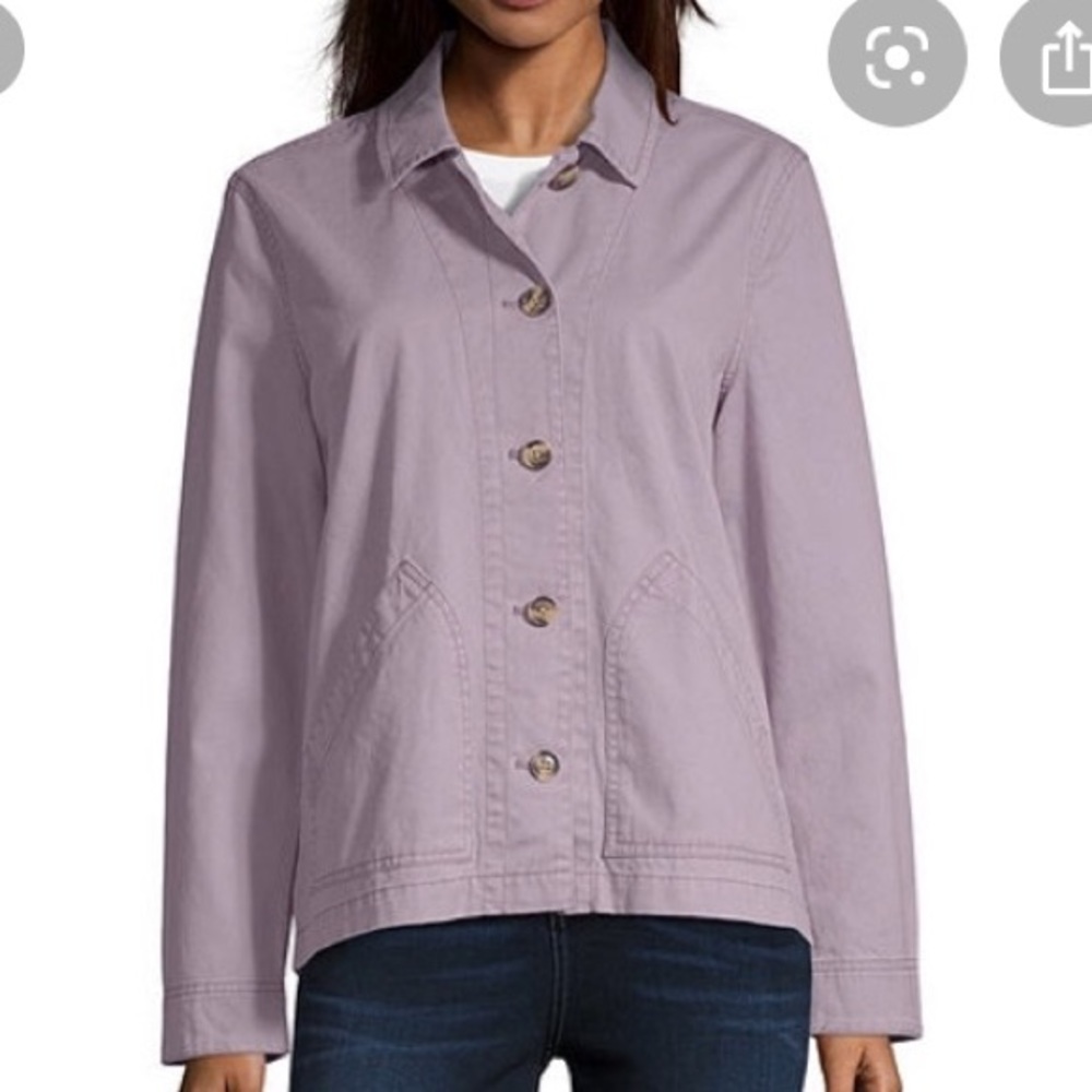 A.n.a Lilac Twill Jacket